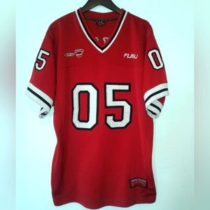 Fubu Champions League Football Jersey sz L Vintage Limited Edition made in Korea